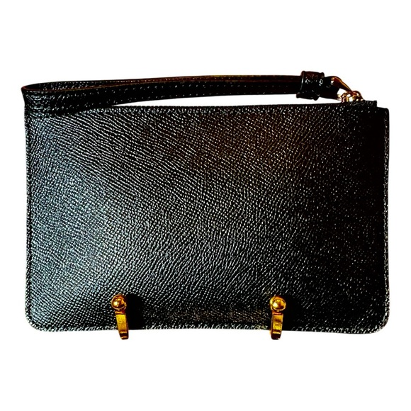 Coach Black Glitter Wristlet EUC - Picture 2 of 10